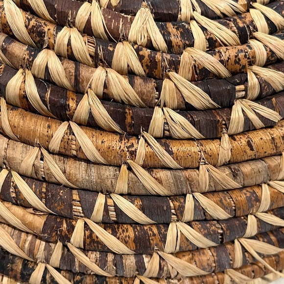 NEW Large African Hand-Woven Bowl / Wall Hanging - Picture 4 of 7